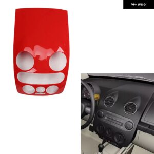 フォーク スワーゲン VW ビートル 2003-10 プラスチック レッド スタイル 装飾 アクセサリー インテリア トリム ステッカー - Version A big panel