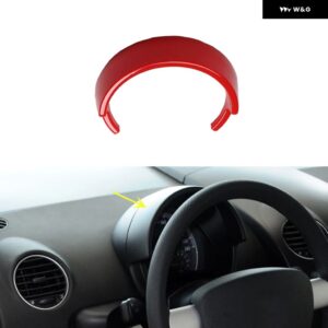 フォーク スワーゲン VW ビートル 2003-10 プラスチック レッド スタイル 装飾 アクセサリー インテリア トリム ステッカー - Meter trim