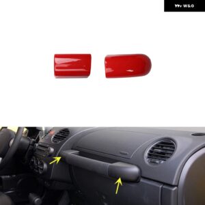 フォーク スワーゲン VW ビートル 2003-10 プラスチック レッド スタイル 装飾 アクセサリー インテリア トリム ステッカー - Passenger