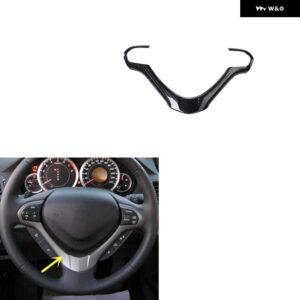 アキュラ TSX 2009 2010 2012 2013 2014 右ハンドル プラスチック スタイル カーボン 装飾 インテリア アクセサリー トリム ステッカー - Steering Wheel