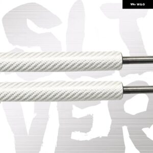 ボンネット ダンパー ALSVIN V7 2015-2017 ガスストラットリフト サポート フロント ボンネット ガス スプリング ショック アブソーバー - Sliver Carbon Fiber