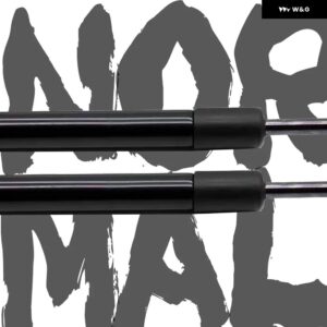 ボンネット フードストラット シトロエン C4 2ND 2010-2018 リフトフロントカバー ガス ダンパー スプリング ショック ドリル不要 - Plain Black