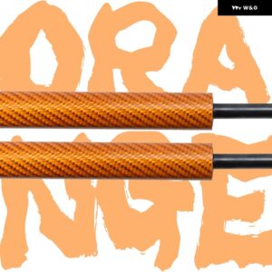 ボンネット フードストラット CHERY A3 2008-2015 J3 M11 APOLA NICHE CHANCE CIELO TENGO SKIN SPORT ORINOCO SPERANZA M11/M12 CRUISE - Orange Carbon Fiber