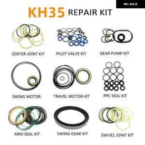クボタ KH35 シールリペアサービスキット ショベル オイルシール 3ヶ月 - Arm CYL seal kit