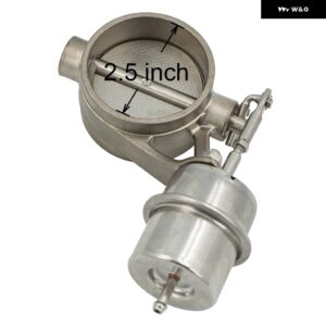 フリー船 22.362.52.753.0インチ ステンレス 排気 制御 バルブ 真空アクチュエータークローズド スタイル パイプ 圧力:-2PSI-5.5PSI - 2.5inch(63mm)