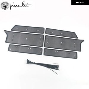 CHERY TIGGO 3 2020 レーシング グリル 防虫ネットスパンコールダイヤモンドネットウォータータンクインターネットカバー パネル アクセサリー - black