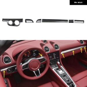 シェポル 718 ボクスター ケイマン 13 14 15 16 17 18 19 20 21 22 プラスチック カーボン スタイル 装飾 アクセサリー インテリア ステッカー - Car front