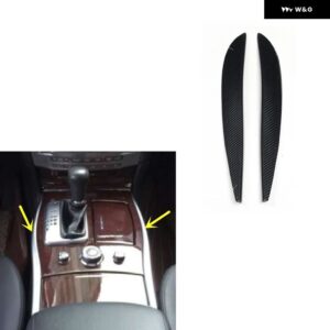 インフィニティ Q70 Q70L 2013-19 プラスチック カーボン スタイル 装飾 アクセサリー インテリア ステッカー - Side gear