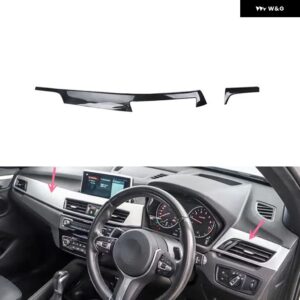 BWM X2 F39 2018 19 20 21 22 23 右ハンドル プラスチック カーボン スタイル 装飾 インテリア アクセサリー トリム ステッカー - Car front