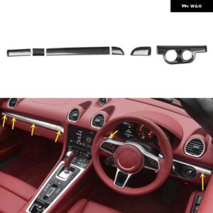 シェポル 718 ボクスター ケイマン 2013-2022 右ハンドル プラスチック カーボン スタイル デコレーション アクセサリー インテリア ステッカー - Car front