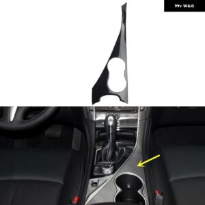 インフィニティ Q50 2015-21 プラスチック カーボン 装飾 アクセサリー インテリア ドア トリム ステッカー - Water cup frame