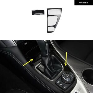 インフィニティ Q50 2015-21 プラスチック カーボン 装飾 アクセサリー インテリア ドア トリム ステッカー - Gear