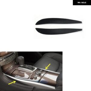 インフィニティ Q70 2013 14 15 16 17 18 19 右ハンドル プラスチック カーボン スタイル 装飾 アクセサリー インテリア ステッカー - Side gear