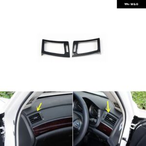 インフィニティ Q70 2013 14 15 16 17 18 19 右ハンドル プラスチック カーボン スタイル 装飾 アクセサリー インテリア ステッカー - Air vents