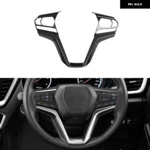 いすゞ D-MAX V-CROSS 2021 右ハンドル プラスチック カーボン スタイル 装飾 アクセサリー インテリア カーギア トリム ステッカー - Steering wheel