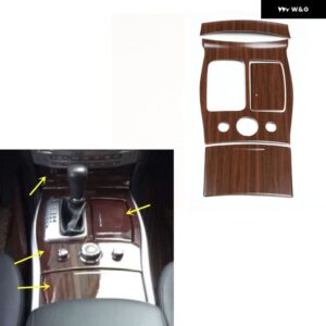 インフィニティ Q70 Q70L 2013-19 プラスチック 木目調 装飾 アクセサリー インテリア トリム ステッカー - Gear
