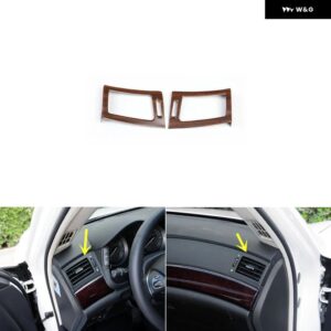 インフィニティ Q70 Q70L 2013-19 プラスチック 木目調 装飾 アクセサリー インテリア トリム ステッカー - Air vents