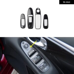 インフィニティ Q50 2015 16 17 18 19 20 21 右ハンドル プラスチック カーボン 装飾 インテリア アクセサリー トリム ステッカー - B Power windows