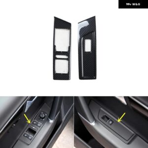 フォーク スワーゲン VW MAGOTAN B7 B7L 2012-16 プラスチック カーボン スタイル 装飾 インテリア アクセサリー ステッカー - Windows control pane