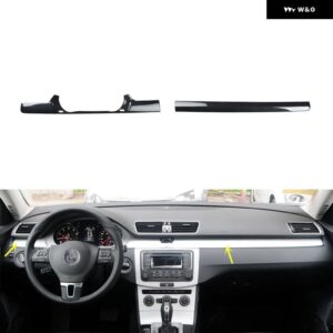 フォーク スワーゲン VW MAGOTAN B7 B7L 2012-16 プラスチック カーボン スタイル 装飾 インテリア アクセサリー ステッカー - Car front