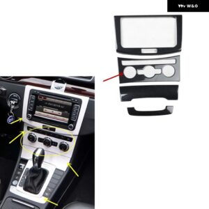 フォーク スワーゲン VW MAGOTAN B7 B7L 2012-16 プラスチック カーボン スタイル 装飾 インテリア アクセサリー ステッカー - B Central control