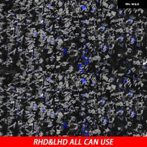 アキュラ インテグラ 1994-2001 カーボン ダッシュボードスピード メーター サラウンドカバー 車室内 装飾 アクセサリー ステッカー - Blue Forged