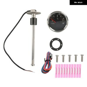 8インチインチ ステンレス 燃料送信 ユニット ボート燃料タンク送信 ユニット 燃料水位センサーとゲージマリン自動車 トラック RV - silver