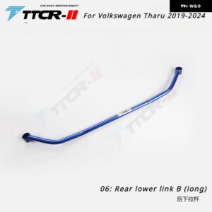 フォーク スワーゲン THAKU 2019-23 ストラットバー シャーシ強化アンチチルトロッド 合金 サスペンションキット バネ下ウェイト - Rear lower link2