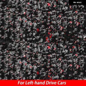 アキュラ インテグラ 1994-2001 カーボン コンソール ハンドブレーキ パネル カバー トリム 車内 装飾 アクセサリー ステッカー - Red Forged LHD