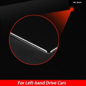 ベンツ GLE W167 2019-2024 カーボンセンター コンソール ダッシュボード エアベント パネル トリム ストリップカー インテリア アクセサリー ステッカー - Piano Black