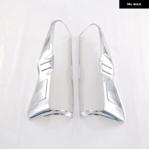 いすゞ D MAX D-MAX DMAX 2021-23 ABSブラックリアライトカバー トリム テールライト ランプ フレーム アクセサリー 外装 - ABS Chrome