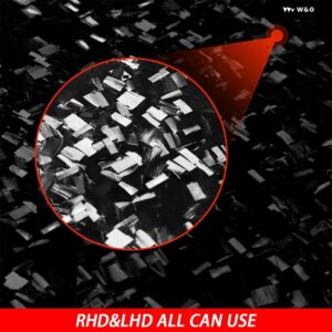 シェポル 911 992 2019-2024 カーボン ギア シフト 電子ハンドブレーキ 収納 ボックス カバー インテリア アクセサリー ステッカー - Forged Carbon Fiber