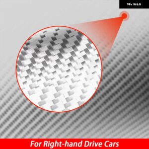 PERODUA BEZZA 2016-2023 カーボンサブパイロット ダッシュボード エア アウトレット ベント パネル トリム カバー インテリア アクセサリー ステッカー - Silver Carbon RHD