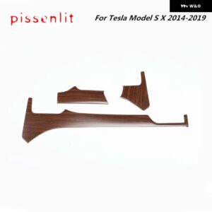 TESLA MODEL S X 2014-2019 カー インテリア アップグレード アクセサリー - Wood grain