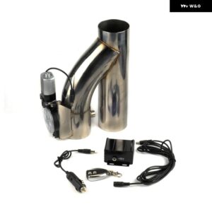 ステンレス ヘッダー Y パイプ 電気排気カットアウトカットアウトキット 2 2.5 3インチ排気 パイプ - 2INCH
