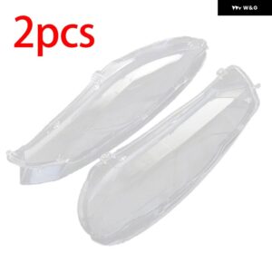 2個 フォーク スワーゲン ゴルフ MK6 GTI R6 2010 2012 2013 2014 フロント ヘッドライト レンズ カバー プラスチック ランプシェルカバー アクセサリー - 2pcs