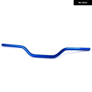 スズキ 72 CM 7/8 インチ 22MM CNC アルミ オートバイ ハンドルバー ハンドルバー ハンドル 汎用 ホンダ カワサキ 250EX - Blue