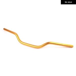 スズキ 72 CM 7/8 インチ 22MM CNC アルミ オートバイ ハンドルバー ハンドルバー ハンドル 汎用 ホンダ カワサキ 250EX - Gold