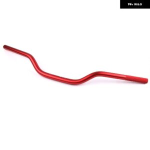 スズキ 72 CM 7/8 インチ 22MM CNC アルミ オートバイ ハンドルバー ハンドルバー ハンドル 汎用 ホンダ カワサキ 250EX - Red