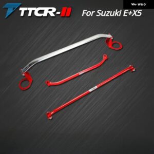 スズキ ワゴン E+X5 CSWIFT リアナシャーシ部品 フロントタワーストラットバーアクセサリー補強ロッド アンチロール アンチ揺れ - For E X5
