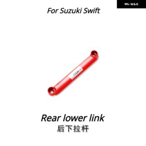 スズキ ワゴン E+X5 CSWIFT リアナシャーシ部品 フロントタワーストラットバーアクセサリー補強ロッド アンチロール アンチ揺れ - For Swift Rear lower