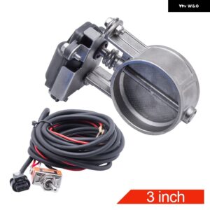 電動排気 制御 バルブ 電動 バルブ ユニット スイッチ付き 22.362.53.0インチ排気 制御 バルブ - 3.0inch