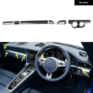 シェポル 911 カレラ タルガ 2012-2018 右ハンドル プラスチック カーボン スタイル 装飾 アクセサリー インテリア ステッカー - Car front