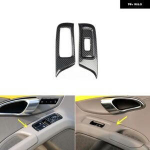シェポル 911 カレラ タルガ 2012-2018 カーボン スタイル 装飾 インテリア アクセサリーセンター プラスチック トリム ステッカー - Windows control pane