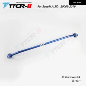 スズキ アルト 2000-2019 アクセサリーフロントストラットバーシャーシ部品補強アンチチルトプルロッドスウェイバーリンク - 05 Rear lower link