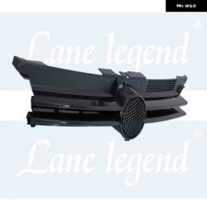 黒車 グリル フロントフード グリル ゴルフ 4 MK4 R32 1997-2004 1J0853655G レーシング グリル - No logo