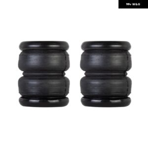 2個-2E2200 エアライド スプリング サスペンション 2200IB エアシングルポート 1/4 NPT 小さなゴム衝撃吸収バッグ - 2pcs