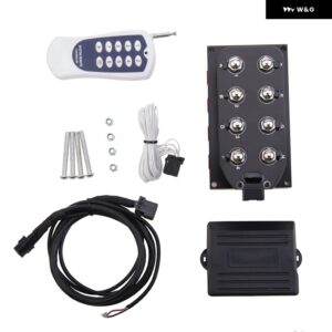 エアサスペンションキット エア バルブ リモコン 付き 超薄型圧力計バー PSI 2インチ 52MM エアライドメーター 赤色LED ディスプレイ - valva and remote