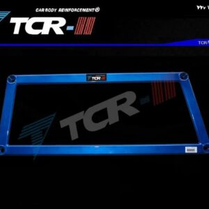 サスペンション ストラットバー VW ポロ 2002-2009 シュコダファビアカーアクセサリースタビライザーバーカー スタイリング 補助タンクテンションロッド - Silver