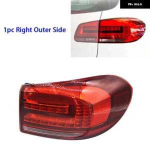 リア バンパー テール ブレーキライト ウィンカーライト VW ティグアン 2013-2016 - 1pc Right Outer Side